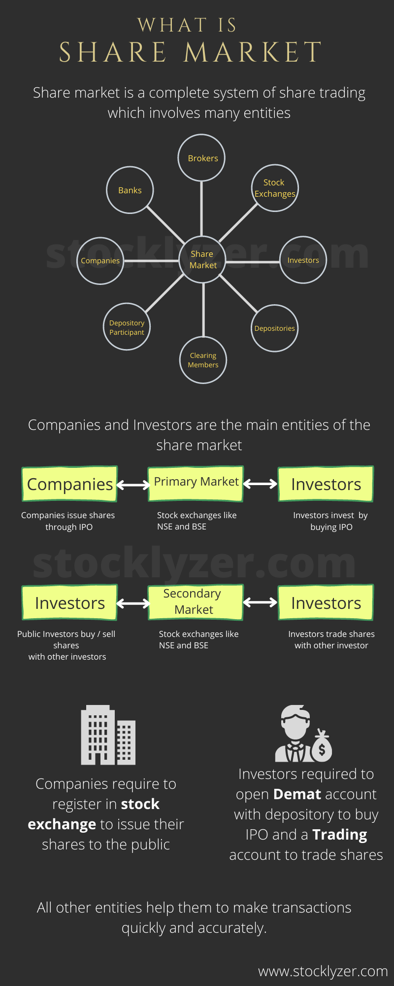 What is share market infographics